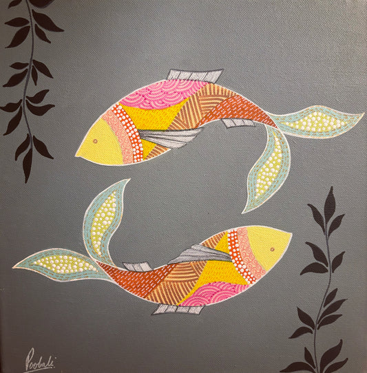 The Jungle Series-Fishes Art Print