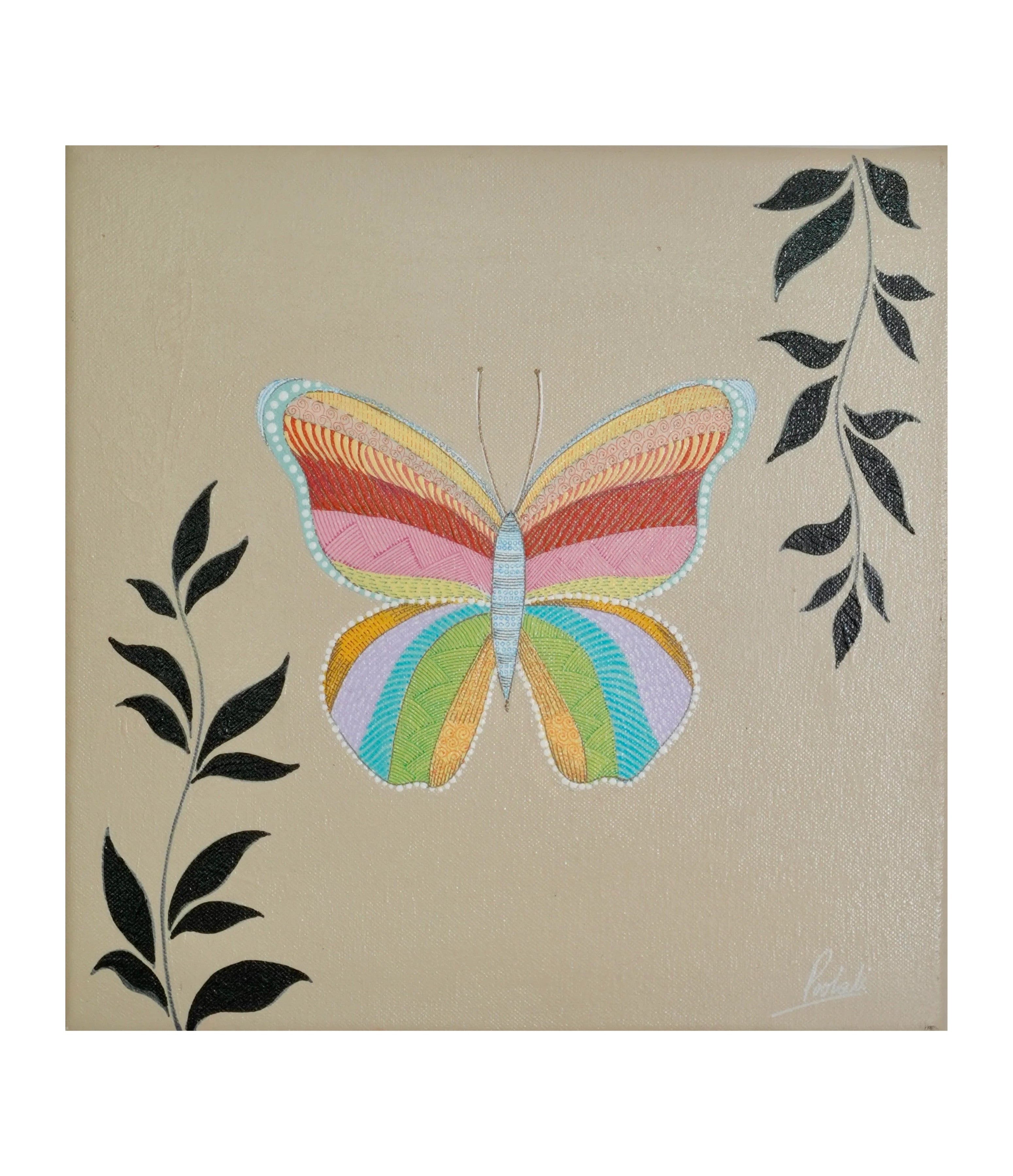 The Jungle Series-Butterfly Art Print