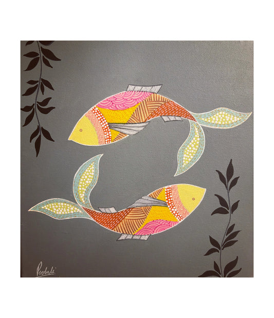 The Jungle Series-Fishes Art Print